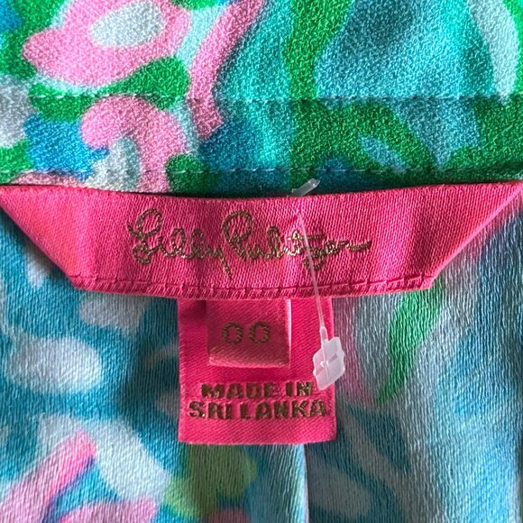 Lilly Pulitzer Jane Sleeveless Shift Dress Size 00 - Picture 5 of 10